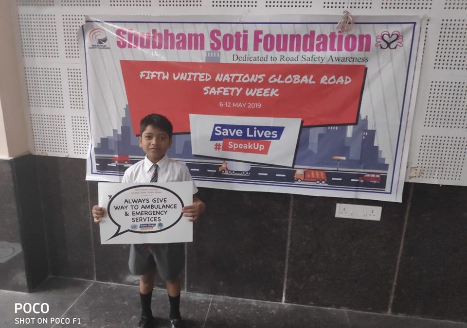 Shubham Soti Foundation and IRSC observed 5th UN Global Road Safety Week